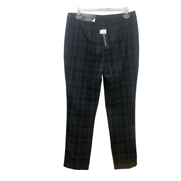LE CHATEAU Black Plaid Pants Formal Pants Size US 2 High Waist Business Casual - Picture 5 of 8